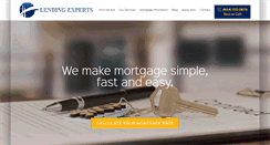 Desktop Screenshot of lendingexperts.ca